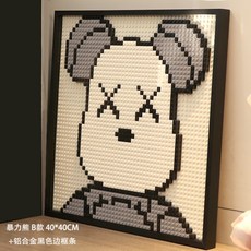 베어브릭레고액자