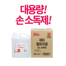 손 소독제 리필 용 대용량 세정제 젤 타입 4L, 단품, 단품, 1개