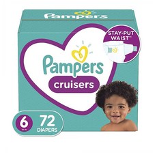 팸퍼스 Pampers Cruisers 크루저 기저귀 6단계 72개입 밴드형, 1개