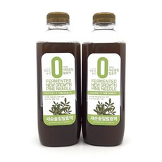 청운당농산 지리산 새순 솔잎 엑기스 발효 진액 차 효소no, 2개, 900ml, 2개