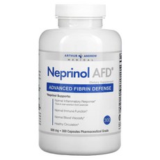 아서앤드류메디칼 네프리놀AFD 500mg 300캡슐 Fibrin Defense, One Color, One Size, 300정, 1개