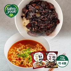 삼육 채식 감자라면 (4봉)+감자짜장면 (4봉) 맛있는 봉지 채식 비건라면, 1개