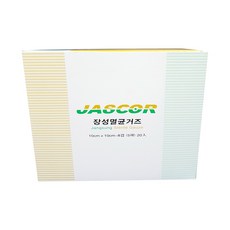 장성 멸균거즈 10cmX10cm-8겹 5매 20포, 20개입, 1개 - 거즈10