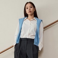 클라비스 CLOVIS 아울렛관링클프리셔츠 오버핏 오픈카라 셔츠CVYWD4904N