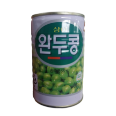 삼아 완두콩 통조림, 400g, 6개