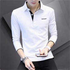 Makone 상표등록MAKONE 남성 긴팔 긴소매 면 셔츠