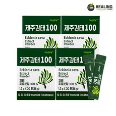 아임힐링 제주감태100 추출분말 30포 x4박스, 4개, 36g