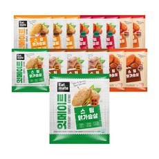 [랭킹닭컴] 잇메이트 스팀 닭가슴살 맛보기, 100g, 15개