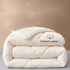 봄 가을 겨울 이불 두꺼운 콩섬유 코어 이불 세트