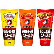 오타후쿠 오꼬노미 오코노미야끼소스, 300g, 3개