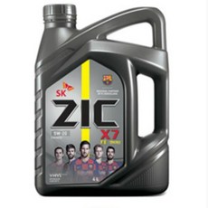 지크 X7 FE 5W20 (4L) SN PLUS LPG 가솔린 엔진오일, 1Ea