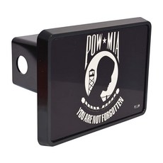 Rogue River Tactical POW MIA 깃발 트레일러 히치 커버 플러그 미국 애국적인 군인 참전 용사 깃발