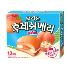 오리온 후레쉬베리 복숭아 336g x 8개 1BOX