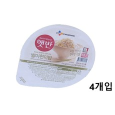 햇반 발아현미밥, 210g, 4개
