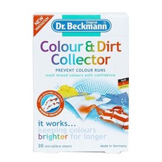 Dr Beckman 세탁물 관리 Color Dirt collector 컬러 시프트 방지 시트 30 개, Dr Beckman 세탁물 관리 Color Dirt c