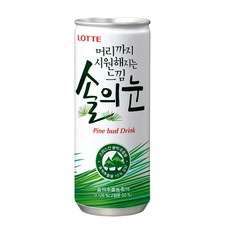 롯데 머리까지 시원해지는 느낌 솔의눈 솔싹추출물 함유 240ml (1캔)
