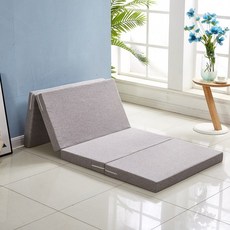 언니네산지직송 매트 접이식 토퍼 매트리스 캠핑 차박 사무실 낮잠 바닥 수면 원룸, B. 라이트 그레이