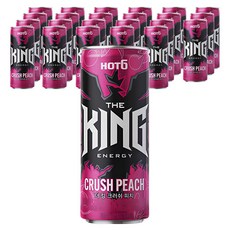 핫식스 더 킹 크러쉬피치, 355ml, 24개 355g, 355ml, 24개