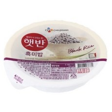 햇반 흑미밥, 210g, 36개