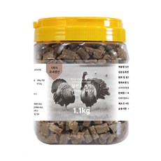  100% 국내생산 강아지 수제간식 프리미엄 5종 1.1kg 대용량 져키 칠면조 황태 미꾸라지 오리 소고기, 1통, 1100g, 칠면조 져키 