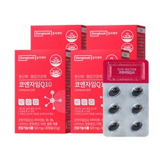  동국제약 항산화 혈압건강에 코엔자임큐텐(Q10) 500mg x 30캡슐 4박스 4개월분, 30정, 4개 