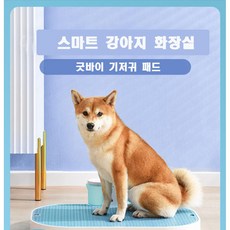 자동 배변판 화장실 변기 실내 소변판 스마트 배변매트 강아지, 03 그린 - 강아지자동배변판