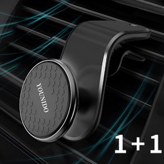 디케이제이디 360회전 자석 송풍구 차량용 거치대 블랙 1+1