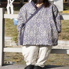마고자 계량한복 여자가디건 누빔 여성정장이너 빅사이즈