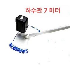 수영장 청소기 풀장 바닥 펜션 연못 흡입기 야외수영장 에어풀장 물놀이, 105W 브러시 전선 10m