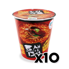 틈새라면 빨계떡컵 매운맛 소컵 작은컵 65g x 10개