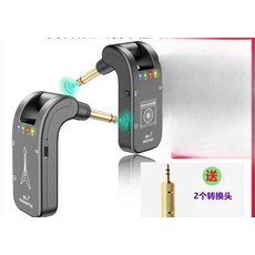 전자 베이스 일렉기타 무선 키타 송수신기 블루투스, 1개, 1. 블랙 WS-4 어댑터 포함