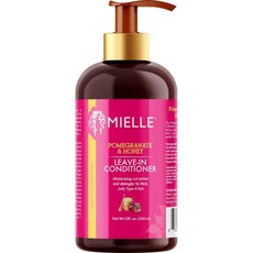 Mielle Organics Pomegranate & Honey Leave-In Conditioner Moisturizing Curl Primer and Detangler Re, 12 Fl Oz (Pack of 1), 1개, 350ml