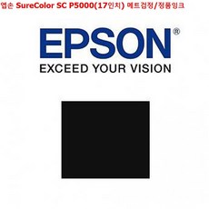 ksw26980 엡손 SureColor SC P5000(17) xo236 메트검정/정품잉크, 본 상품 선택