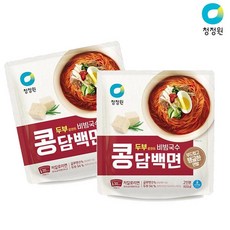 베스트식품 청정원 콩담백면 비빔국수 423.6g x8개, 8개