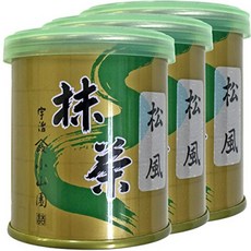 산넨엔 말차 마츠카제 30g 3캔