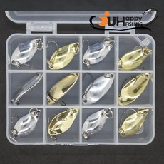 주해피 송어 산천어 꺽지 채비 스푼 미끼 세트, C세트, 1개