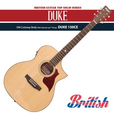 브리티시 어쿠스틱 통기타 DUKE150CE 탑솔리드 픽업장착