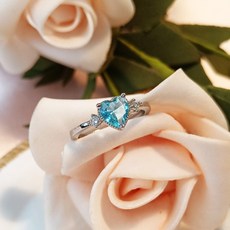 핑크토파즈반지