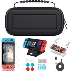 Nintendo Switch 케이스 닌텐도 케이스 [9 종 세트] 대용량 / 전면 보호 / 충격 / 방수 방진 / Switch 수, 1, 단일상품