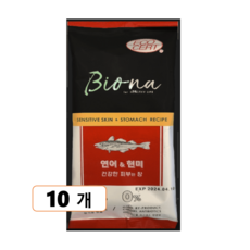 여행용 외출용 바이오나 유기농 가수분해 연어 & 현미 35g X 10EA, 10개 - 마이펫닥터