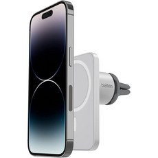 벨킨 차량용맥세이프충전기 거치대 실버 송풍구 에어벤트, MagSafe 충전 마운트, 1개