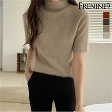 FRENINE9 라쿤울반팔니트FK04109A