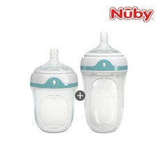 [누비] 컴포트 실리콘젖병 실속세트1(150ml+250ml), 상세 설명 참조