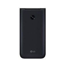 LG폴더폰(LG-Y125) 공신폰 공부폰 효도폰 데이터완벽차단 알뜰폰, 블랙, LM-Y125