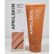 [NEW] 에이프릴스킨 당근 머드팩 APRILSKIN carrotene pore clay mask 100g [정품], 1통, 1개입