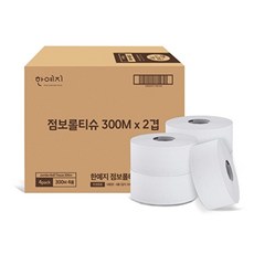 한예지 프리미엄 2겹 점보롤 화이트 300m, 16개입, 1개