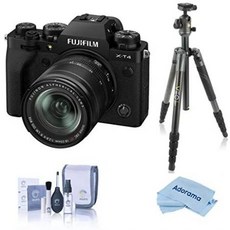 Fujifilm X-T4 Mirrorless Camera with XF 18-55mm f2.8-4 R LM OIS Lens Black - with Vanguard VEO 2 2, One Color_One Size, 상세 설명 참조0, 상세 설명 참조0