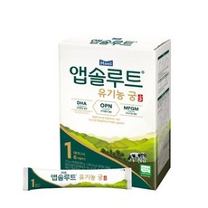 매일유업 유기농 궁 스틱 1단계 아기분유 0-6개월 초유 탈지 유아 신생아 분유 14g 20개, 6세트