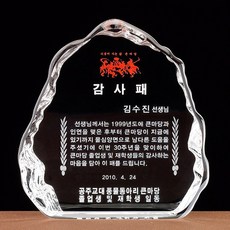 최고인기 상패 감사패 모음 [랜드마크트로피], L1-151B, 대, 융케이스, L5-109