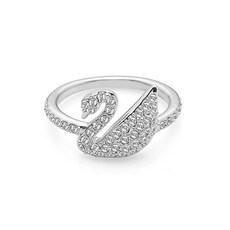 스와로브스키 SWAROVSKI 5258399 ICONIC SWAN 스완 로듐 플래팅 반지